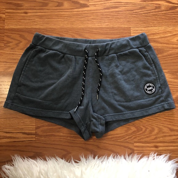 Vans Pants - Womens Gray Vans Lounge Shorts | Sz L